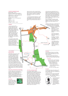 To Bainton Exeter Arms Helpston Bluebell Inn to Glinton Rice Wood