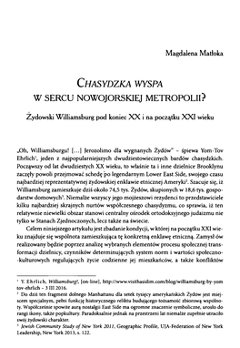 W Sercu Nowojorskiej Metropolii?