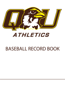 BASEBALL RECORD BOOK Rabe Rights the Ship