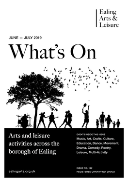 Arts and Leisure Activities Across the Borough of Ealing