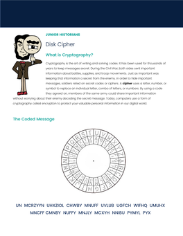 Disk Cipher Activity