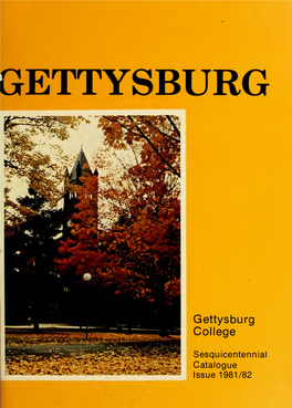 Gettysburg College Catalog