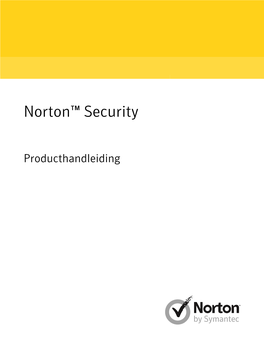 Norton™ Security: Producthandleiding