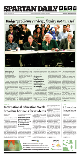 Spartan Daily, November 07, 2013