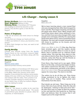 Family Lesson 5