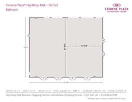 Crowne Plaza® Heythrop Park - Oxford Ballroom