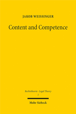 Content and Competence