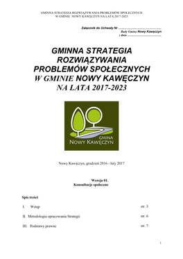 GSRPS Nowy Kawęczyn 2017-2023 Konsultacje