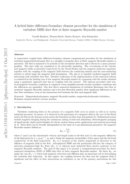 A Hybrid Finite-Difference/Boundary Element Procedure for The