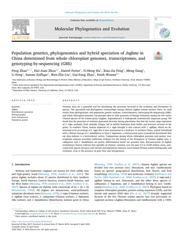 Population Genetics, Phylogenomics and Hybrid Speciation Of