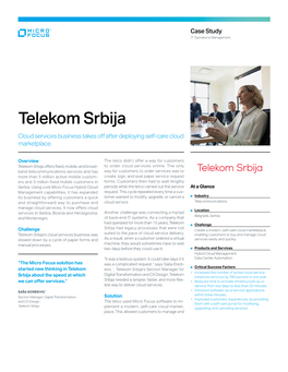 Telekom Srbija Case Study