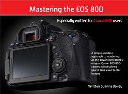 Mastering the EOS 80D