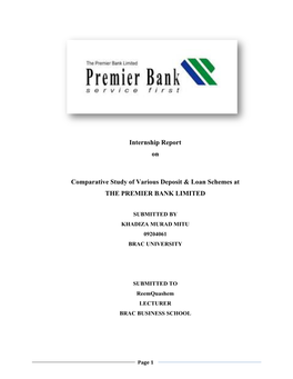 The Preimer Bank Limited