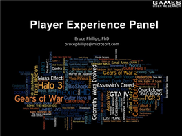 Player Experience Project