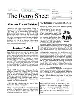 The Retro Sheet Mailbox P