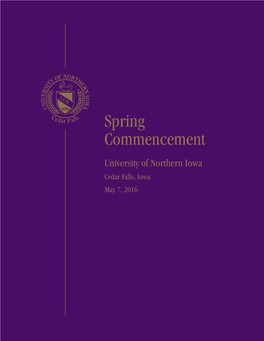 Spring Commencement