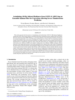 Assimilating All-Sky Infrared Radiances from GOES-16 ABI Using an Ensemble Kalman Filter for Convection-Allowing Severe Thunderstorms Prediction