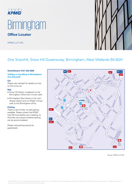 One Snowhill, Snow Hill Queensway, Birmingham, West Midlands B4 6GH