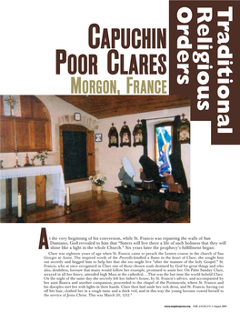 Capuchin Poor Clares Morgon, France