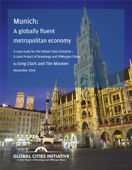 Munich: a Globally Fluent Metropolitan Economy