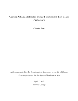 Carbon Chain Molecules Toward Embedded Low-Mass Protostars