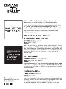 Ballet on the Beach