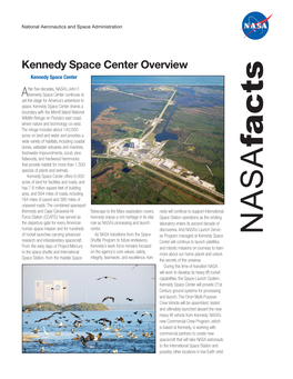 Kennedy Space Center Overview Kennedy Space Center