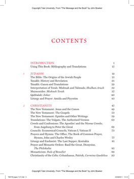 Table of Contents