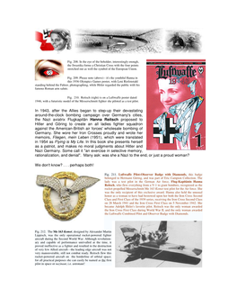 Hanna Reitsch Proposed to Hitler and Göring to Create an All Ladies Fighter Squadron Against the American-British Air Forces' Wholesale Bombing of Germany