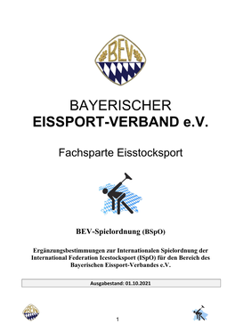 BEV – Spielordnung