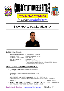 Eduardo L. Gomez Velasco