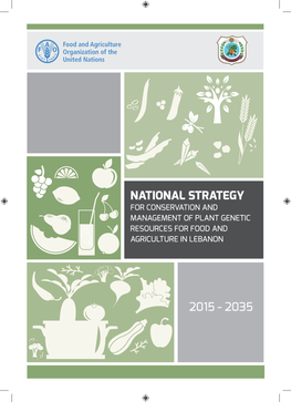 National Strategy for Conservation and Management of Plant Genetic Resources for Food and Agriculture in Lebanon