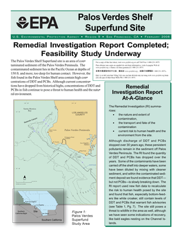 Palos Verdes Shelf Superfund Site Fact Sheet