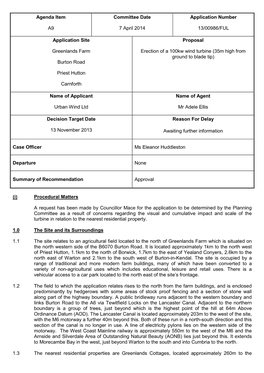 Greenlands Farm, Burton Road, Priest Hutton PDF 188 KB