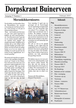 Dorpskrant Februari 2019.Cdr