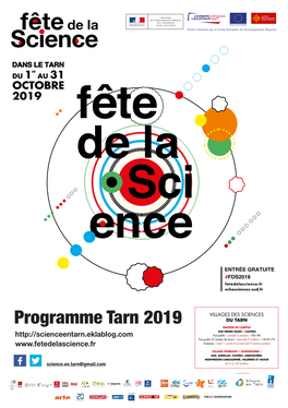 Programme Tarn 2019