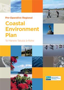 Coastal Environment Plan Te Mahere Takutai Ā-Rohe RESOURCE MANAGEMENT ACT 1991