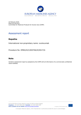 Repatha, INN-Evolocumab