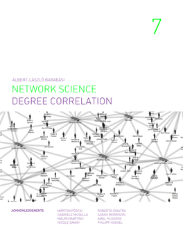 Network Science Degree Correlation