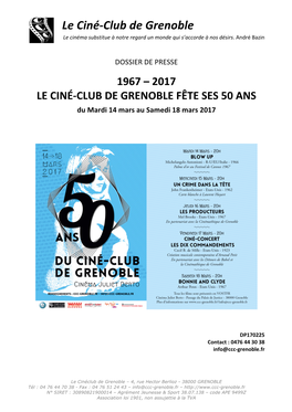 Le Ciné-‐Club De Grenoble