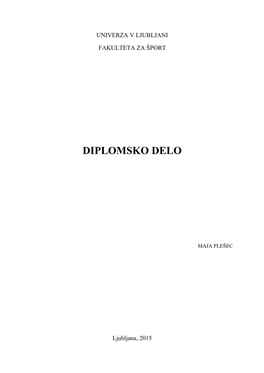 Diplomsko Delo