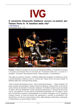 Il Vostro Giornale - 1 / 2 - 02.10.2021 2