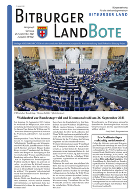 Bitburger Landbote - 2 - Ausgabe 38/2021