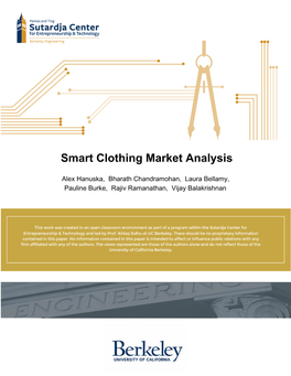 Smart Clothing Market Analysis