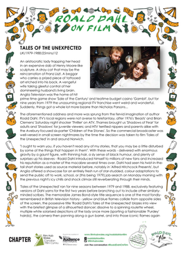 5. Tales of the Unexpected – Programme Notes
