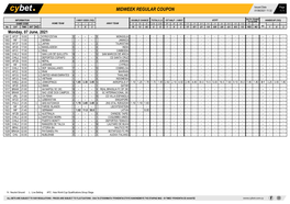 Midweek Regular Coupon 01/06/2021 11:32 1 / 1