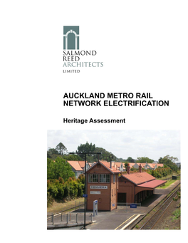 Auckland Metro Rail Network Electrification