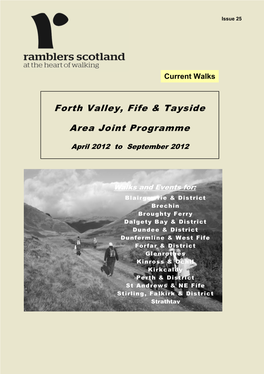 Forth Valley, Fife & Tayside Area Joint Programme