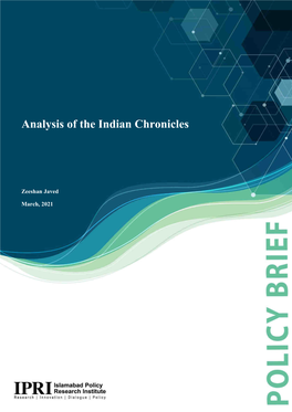 Analysis of the Indian Chronicles