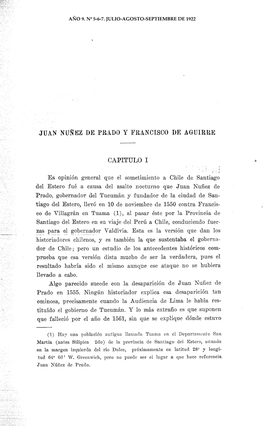 JUAN NUNEZ DE Pitado Y FRANCISCO DE Aguirlte